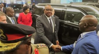 Mutharika arrives in USA for United Nations Assemby