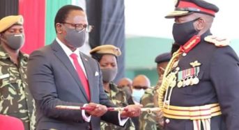 Chakwera receives Sword of Command