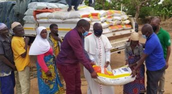 Archbishop Msusa  offers Christmas Present  to his home village in Mangochi