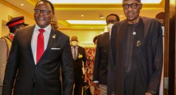 President Chakwera in Bilateral talks with Buhari