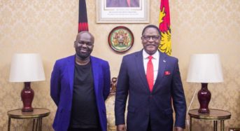 President Chakwera hosts Comedian Dalitso Chaponda