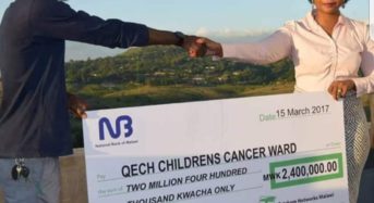 Namadingo yet to answer on the vanished K15 million kwacha Cancer donation