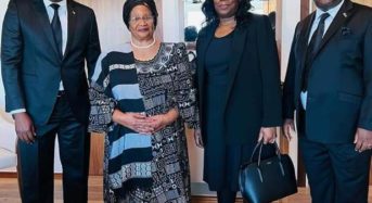 Dr Joyce Banda signs condolence book ahead of the Queen funeral on Monday