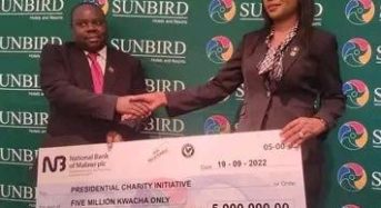 Presidential Golf Charity gets a K5 million boost from Sunbird Malawi