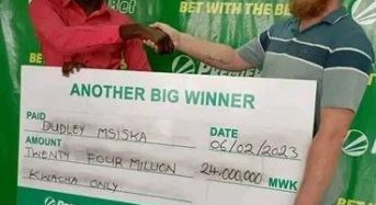 Mzuzu university graduate Dudley Msisya wins K24 million in aviator game