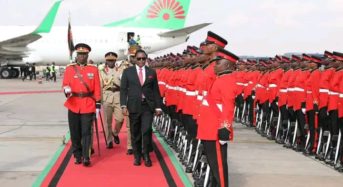 Chakwera returns home from Tanzania