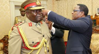 Chakwera officially decorates Paul Valentino Phiri as Four Star General