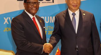 Chakwera hails Xi Jinping for supporting Tigwirane Manja