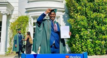 Raising the bar! Nyamilandu gets MBA from UK University