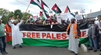 FDRD holds peaceful march in solidarity with the victims of the war in Gaza