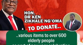 Man of the People KenZikhale Ng’oma on it again- donates to the elderly as part of new year initiative