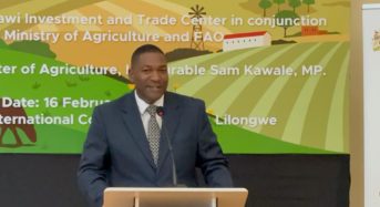 Kawale touts Agriculture as benchmark of Malawi economy