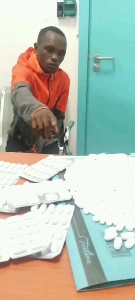 In a shocking turn of events, a 22-year-old man, Shaibu Idinih, was recently arrested at the Mchinji border for being found in possession of a large quantity of assorted medical drugs