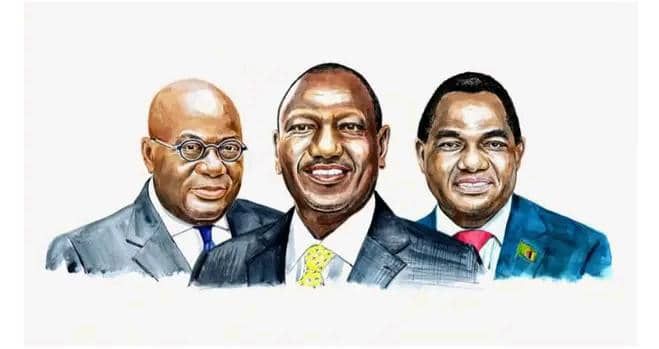 Presidents Nana Akufo-Addo of the Republic of Ghana, William Samoei Ruto of the Republic of Kenya and Hakainde Hichilema of the Republic of Zambia have issued a joint statement in the 'Economist' Magazine, on the need to reform the global financial system that must treat Africa fairly. 

