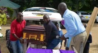 Former Sports Minister Moses Dossi, laid to rest