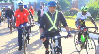 Chilima cycles for humanity as he commends Malawi Red Cross Society