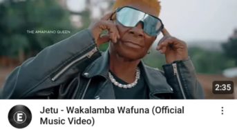 Jetu’s ‘Wakalamba Wafuna’ hits  1 million views on YouTube