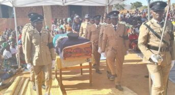 Hundreds escort Chilima’s ADC on his last journey