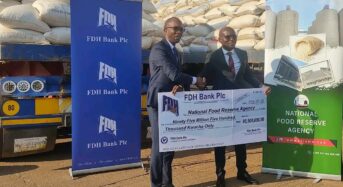 FDH Bank donates K95.5 million worth of maize to NRFA to combat hunger