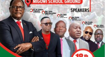 Campaign Field Marshal Zikhale in Phalombe for MCP Mega rally