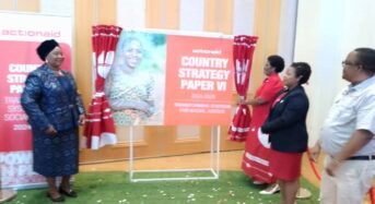 Action Aid launches country’s strategy plan  paper VI 