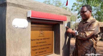 Chakwera commissions MAREP 9 in Nsanje