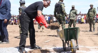 Chakwera lays foundation stone for Mpatsa Full Primary School in Nsanje