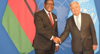 Malawi for closer partnership and collaboration with UN to achieve SDGs