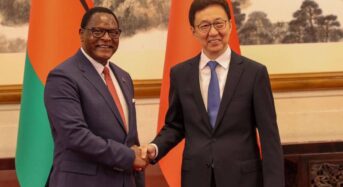 𝐂hakwera hails Chinese Government for the infrastructure developments built in Malawi