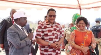 President Chakwera tours shire Valley Transformation Project