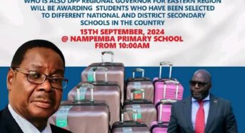 DPP Regional Governor Hon. Daudi Chikwanje to Award Top Students in Machinga Central East