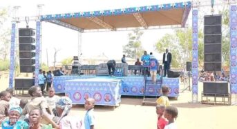 DPP Vice President for the South Joseph Mwanamveka and Secretary General Peter Mukhito lead mass rally in Phalombe