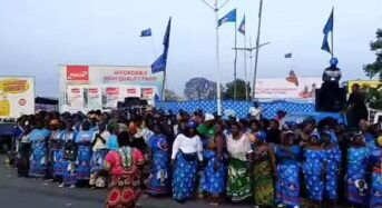 Mzuzu welcomes Peter Mutharika: A political gathering at Shoprite Roundabout