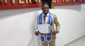 From the streets to a Masters Degree graduate!Musician Dyson Billiat graduates with a Masters Degree in India