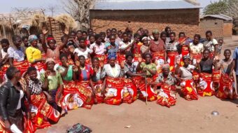 US-based Malawian student Phillipina Msiska donates Mother’s Day zitenje to 104 women in Dowa