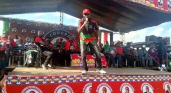 Alfred Jiya celebrates developments at MCP Mgona Rally