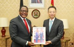 𝐂hinese Ambassador bids farewell to Malawi President Dr Lazarus McCarthy Chakwera