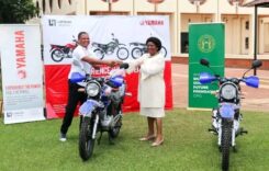 Madam Chakwera commends Luthando Holdings for donating Yamaha motorcycles to SOFF