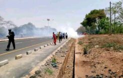 Police disperse DPP, UTM, AFORD, and UDF supporters with tear gas in Area 30, Lilongwe