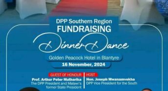 DPP Southern Region Chapter organizes fundraising dinner with Former President Mutharika as Guest of Honour