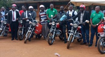 Dowa district council purchases motorcycles for agriculture extension workers