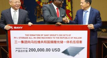 Chakwera hosts Chinese delegation,  hails them for donation of solar pannels to Malawi